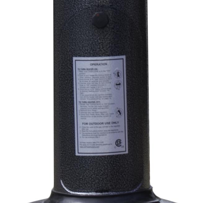 AZ Patio Heaters 11,000 BTU Propane Gas 38-Inch Tabletop Patio Heater - Propane Tank Door thumbnail