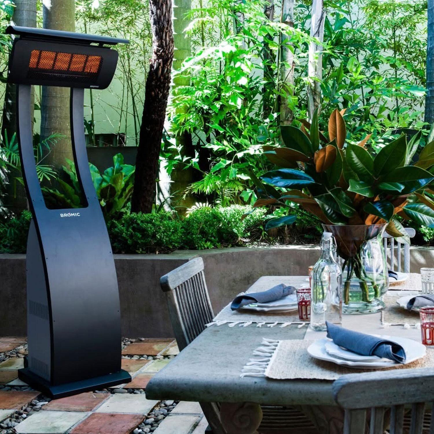 Bromic Tungsten Smart-Heat Portable Propane Gas Patio Heater - 39,800 BTU - Black - BH0510001 - Lifestyle thumbnail