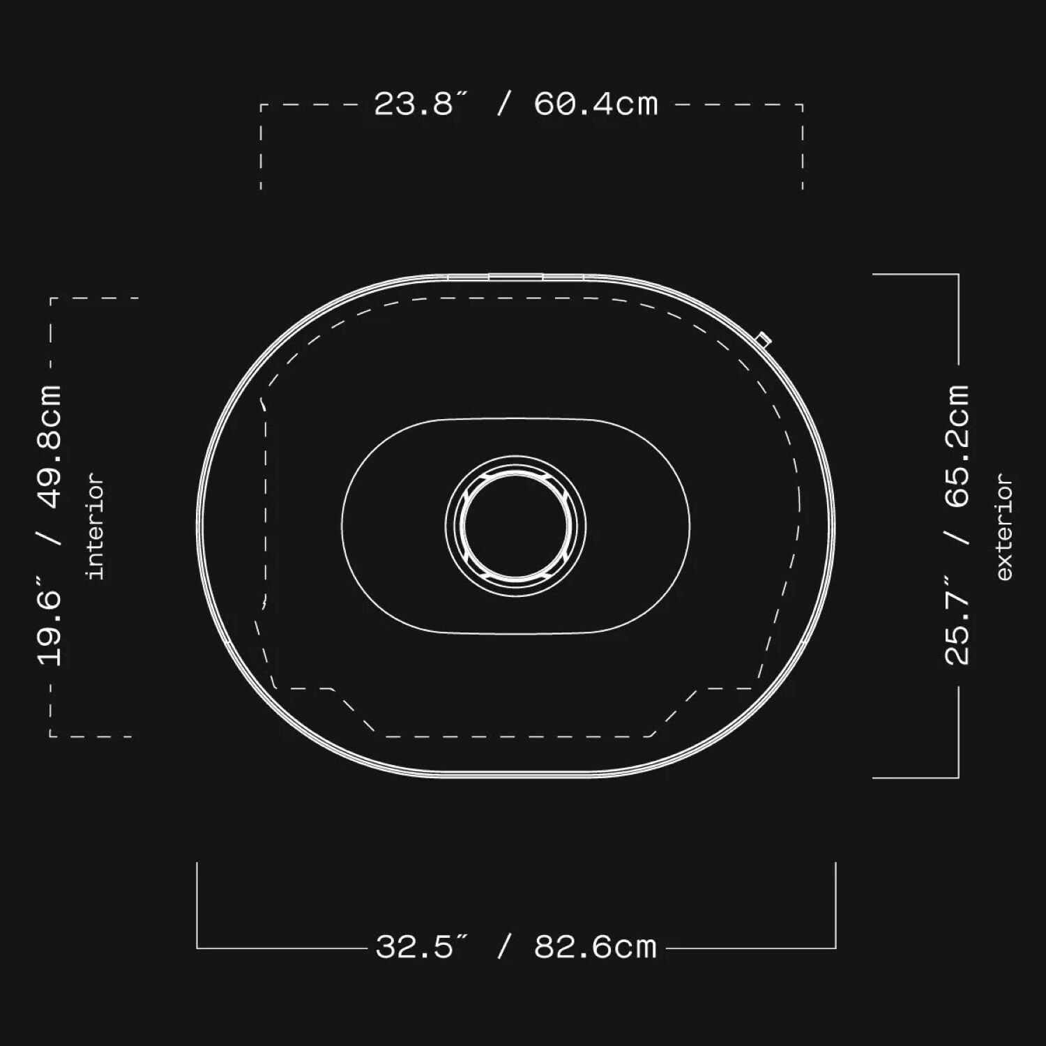 Gozney GMPOBUS1625 Dome Gen 2 Propane Pizza Oven - Off Black - Dimensional thumbnail