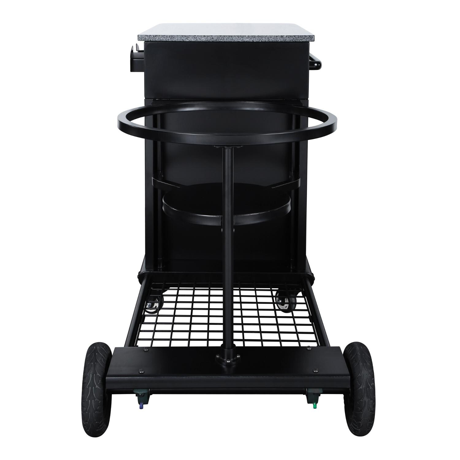 Kamado Joe KJ-CART Modular Cart For 18-Inch Classic Grills - Grill Side View thumbnail