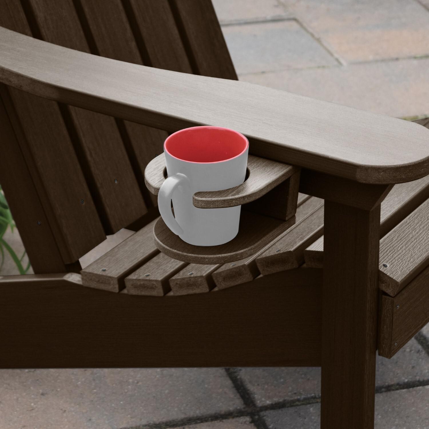 Lakeview Easy-add Cup Holder - Weathered Acorn