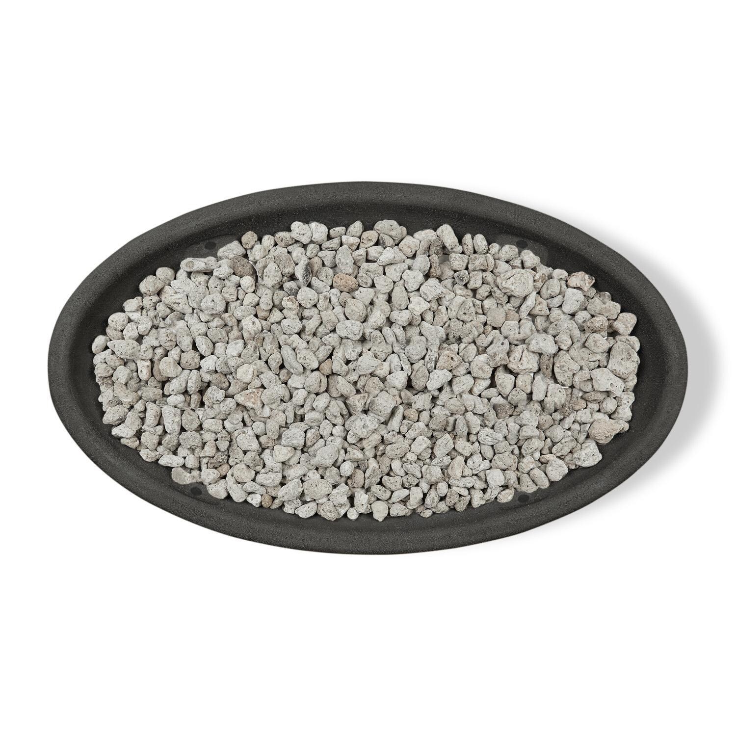 Lakeview Outdoor Designs SC-590NG-SHL Creekwood 48-Inch Oval Natural Gas Fire Bowl - Top