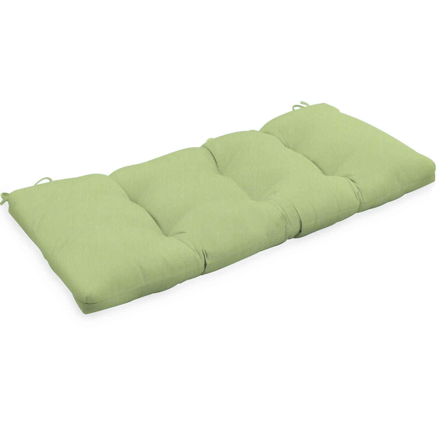 Sunbrella Canvas Parrot Small Outdoor Replacement Bench Cushion By UltimatePatio.com thumbnail