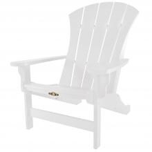 Pawleys Island Sunrise Poly Lumber Patio Adirondack Chair - White