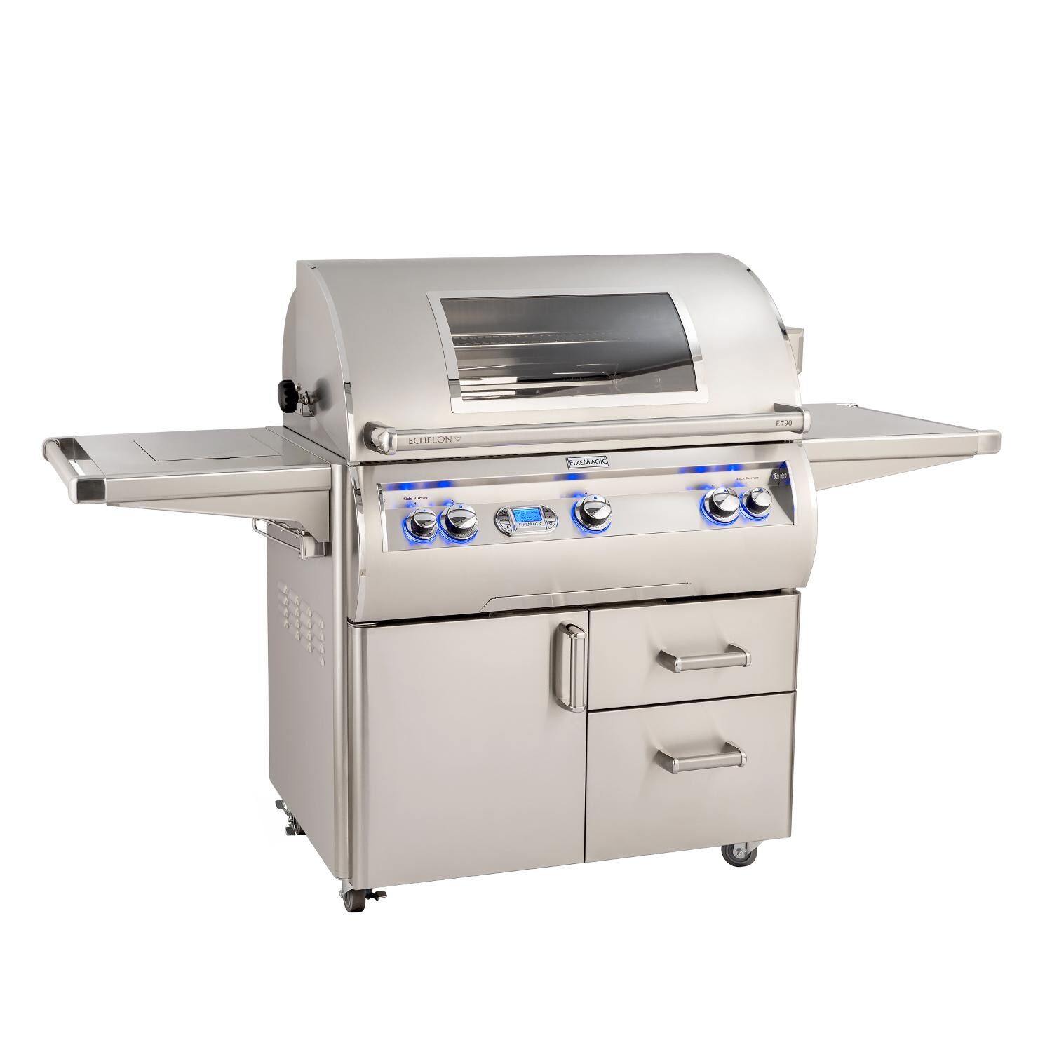 Fire Magic - E790S-8E1P-62-W - Echelon Diamond 36-Inch Propane Gas Grill W/ Side Burner, Magic View Window & Rotisserie thumbnail