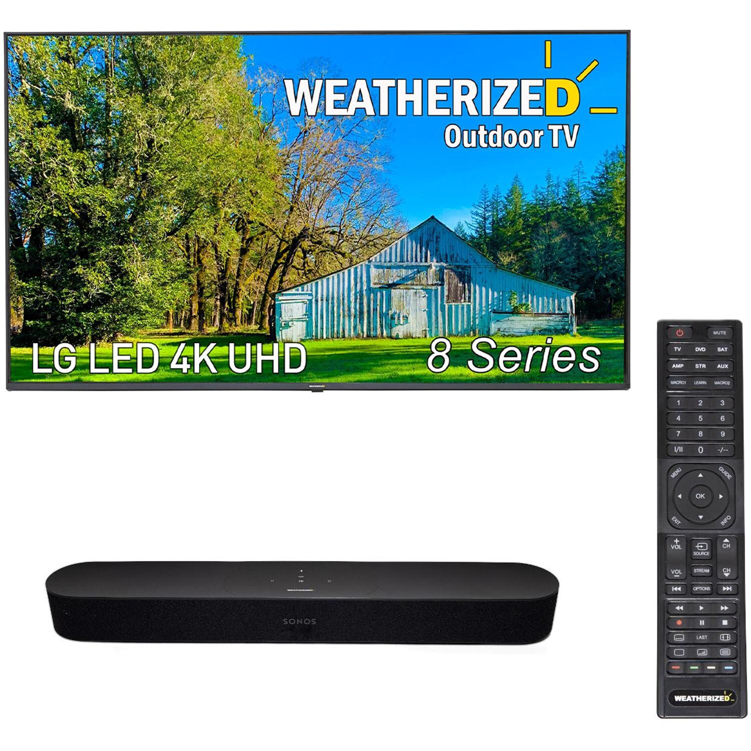 Weatherized TVs 55 Inch Converted LG 8 Series Elite Bundle image