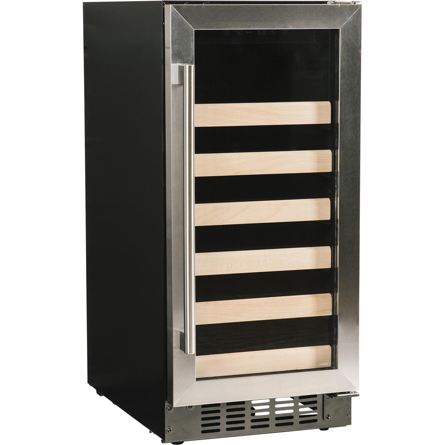 Azure 15-Inch 30 Bottle Wine Cooler - Stainless Steel - A115WC-S