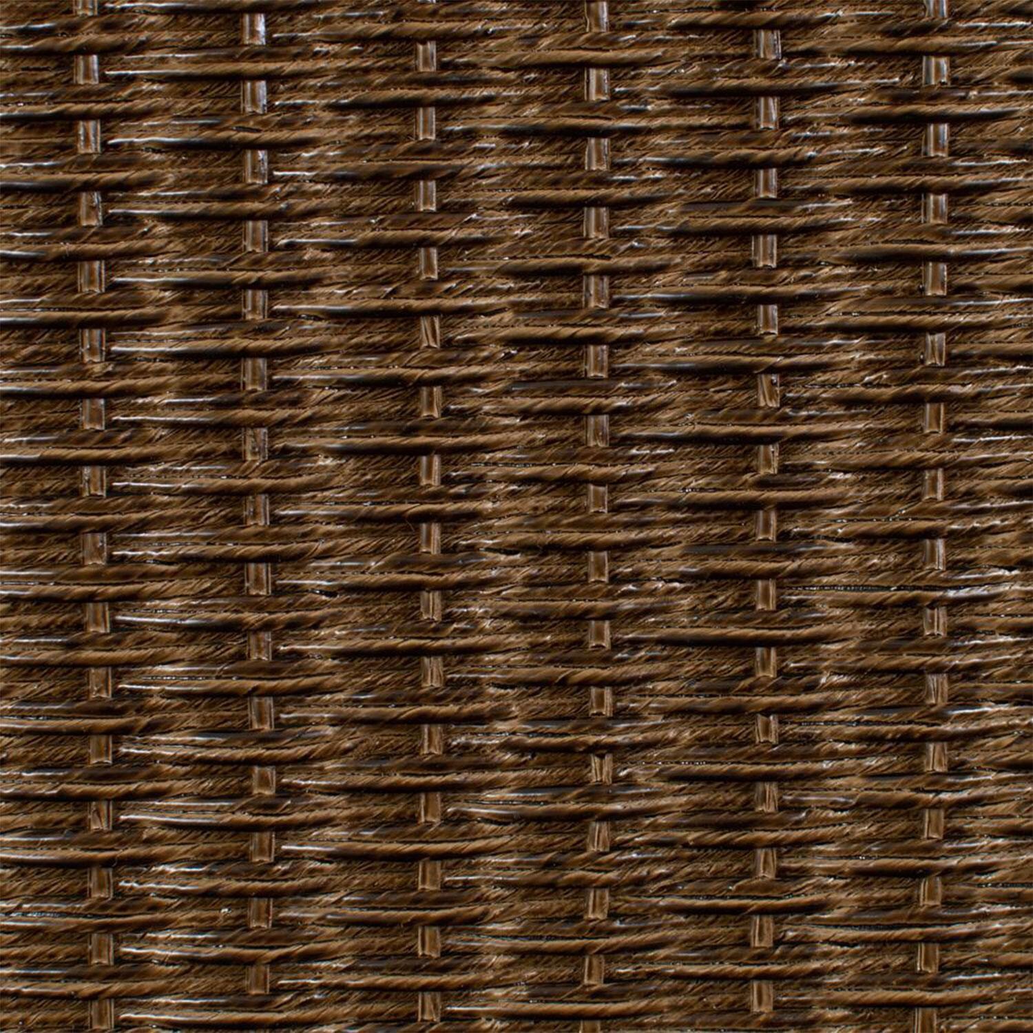 Lloyd Flanders Weekend Retreat Lounge Chair in Bark Finish W/ Demo Skyway Fabric - Frame Swatch thumbnail