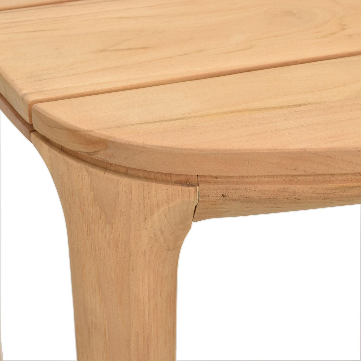 Ridgeview 72 Inch Aluminum Dining Table by Lakeview Outdoor Designs - Teak Material - Detail thumbnail