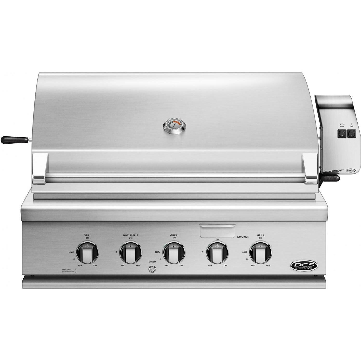 DCS Heritage 36-Inch Built-In Gas Grill - Hood Closed thumbnail