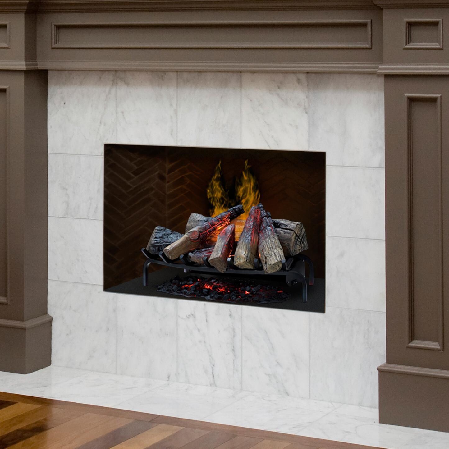 Dimplex - DLGM29 - Opti-Myst II 28-Inch Open Hearth Electric Insert - Inner-Glow Logs - Flame Only thumbnail