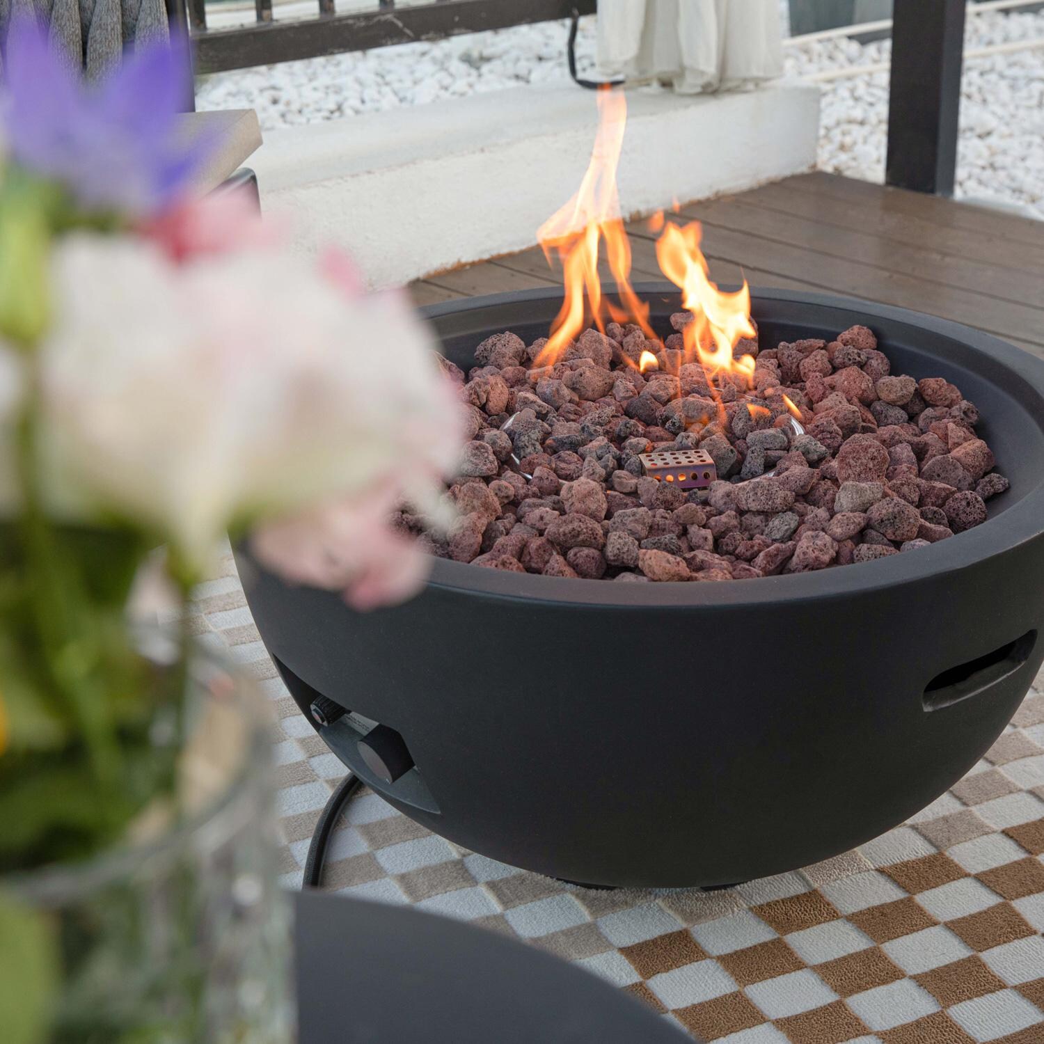 Elementi OFG119-NG Modeno Jefferson 26-Inch Natural Gas Fire Bowl thumbnail