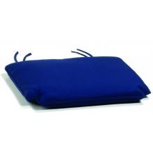 Sunbrella Canvas Navy Extra Large Outdoor Replacement Notched Seat Cushion W/ Knife Edge By Oxford Garden image