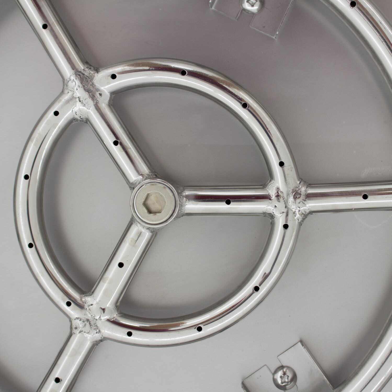 BBQGuys Signature Series Round Drop-In Pan W/ Ring Burner - Burner Detail thumbnail