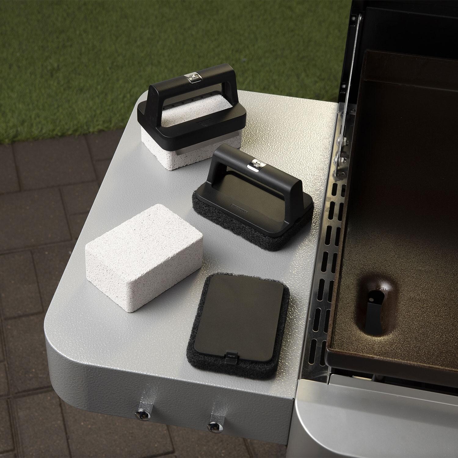 Weber 3400022 6 Pc Griddle Cleaning Set - On Side Shelf - Lifestyle thumbnail