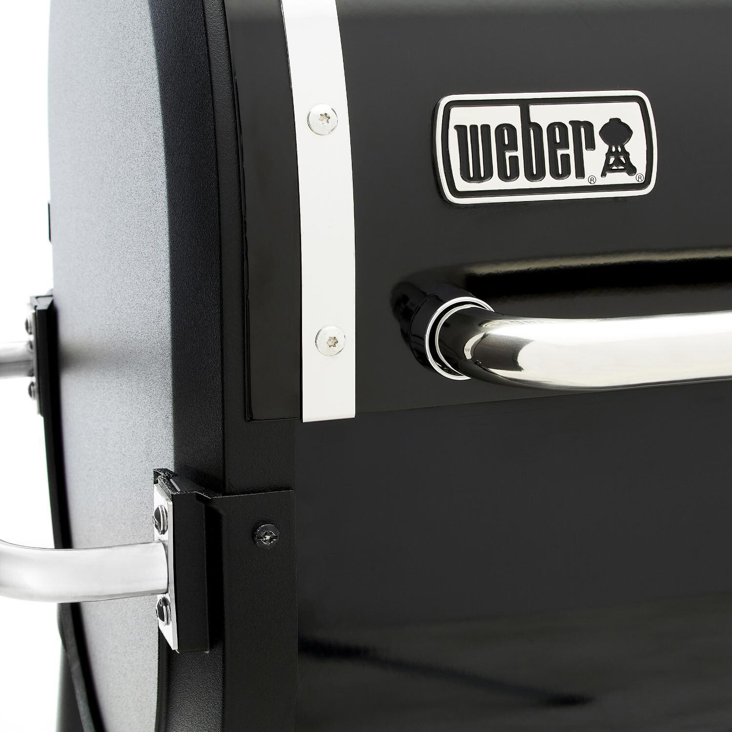 Weber - 23510201 - SmokeFire EX6 Gen 2 36-Inch Wi-Fi Enabled Wood Fired Pellet Grill - Front Handle Detail thumbnail