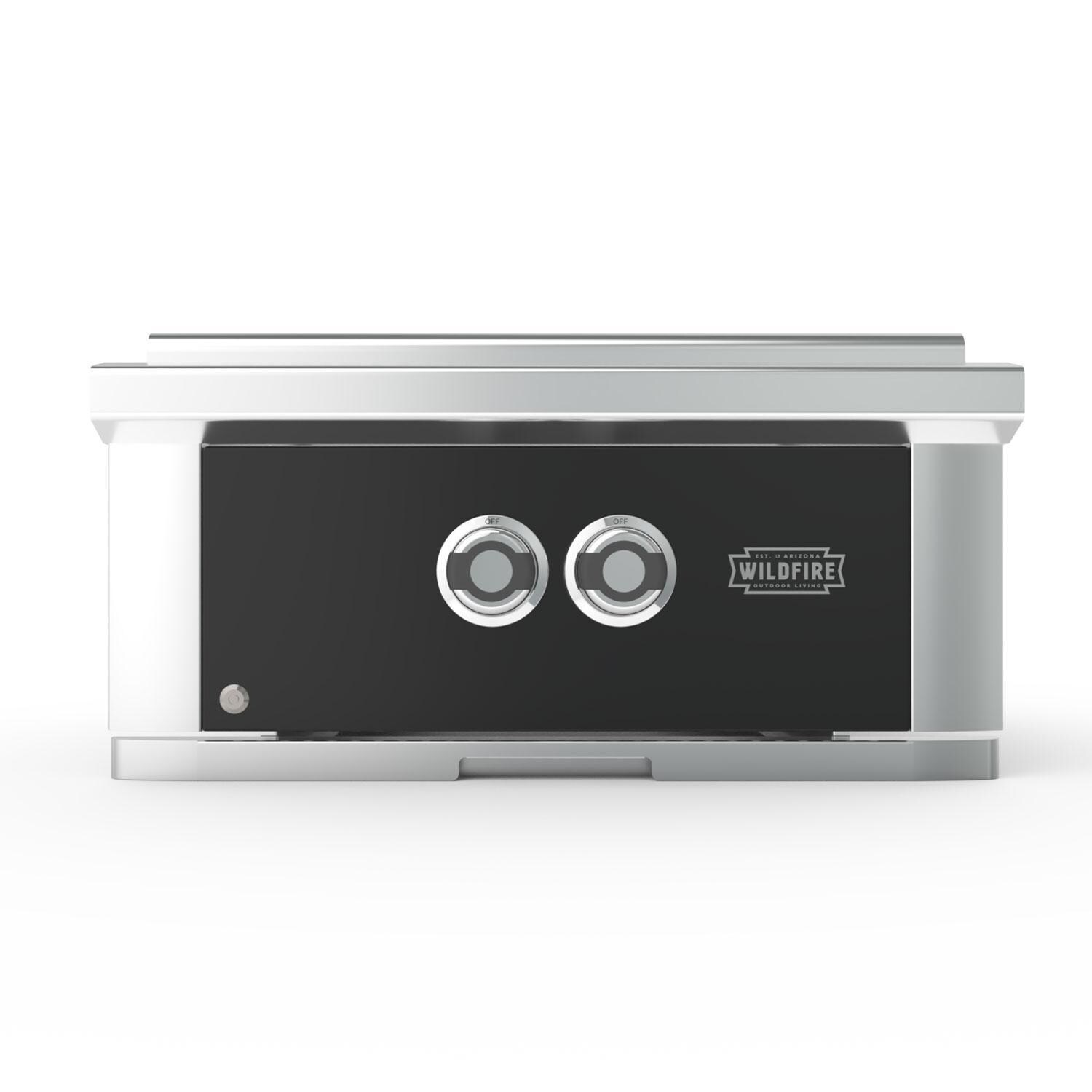 Wildfire Ranch Pro 24-in Black 304 SS Natural Gas Power Burner - WFPOWBRN-BSS-NG