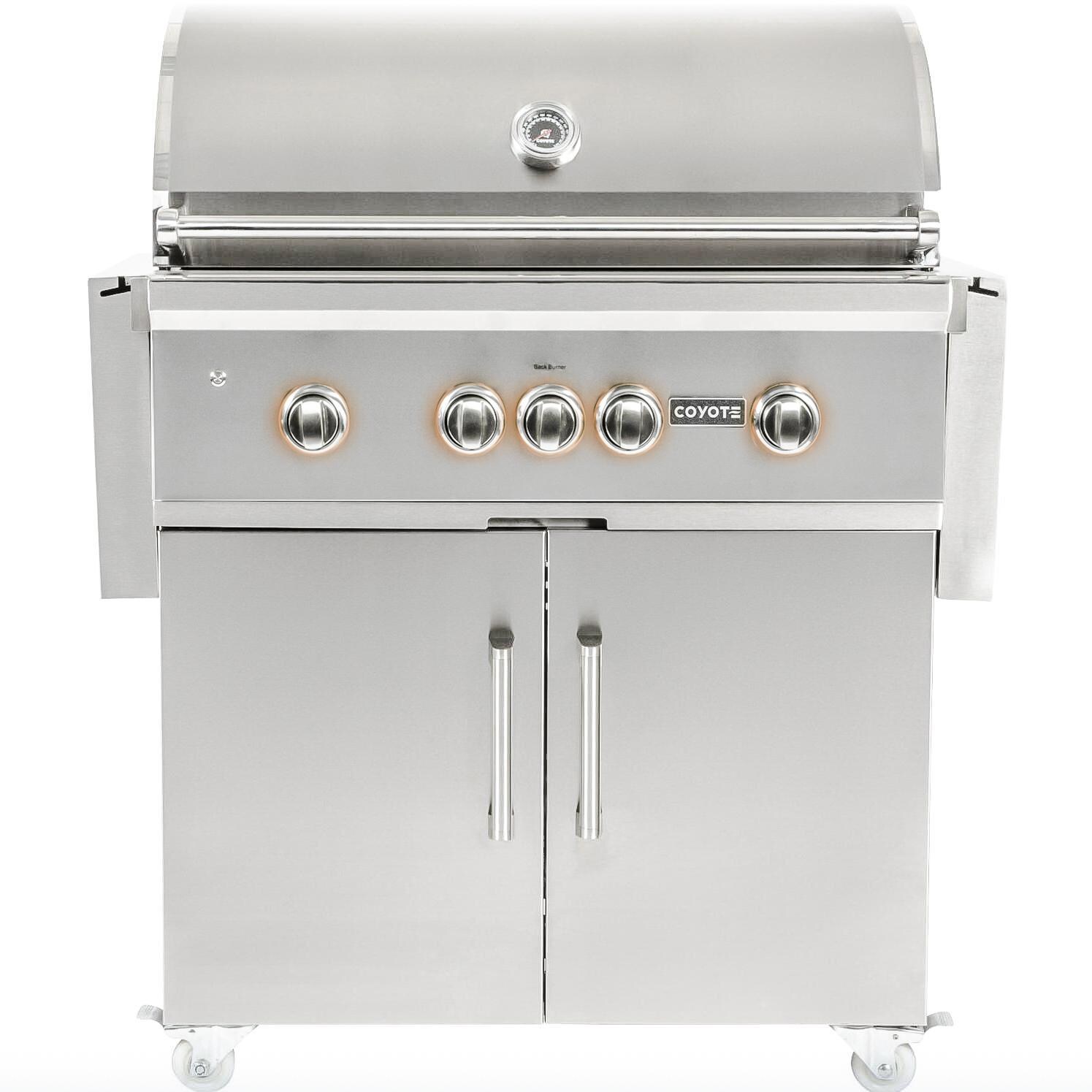 Closeout Coyote SSeries 36Inch 4Burner Natural Gas Grill With