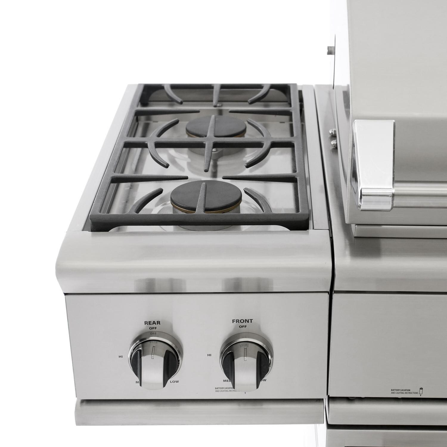 DCS BH1-48RS-N Series 7 Traditional 48-Inch Built-In Natural Gas Grill With Double Side Burner & Rotisserie - Built-In Double Side Burner