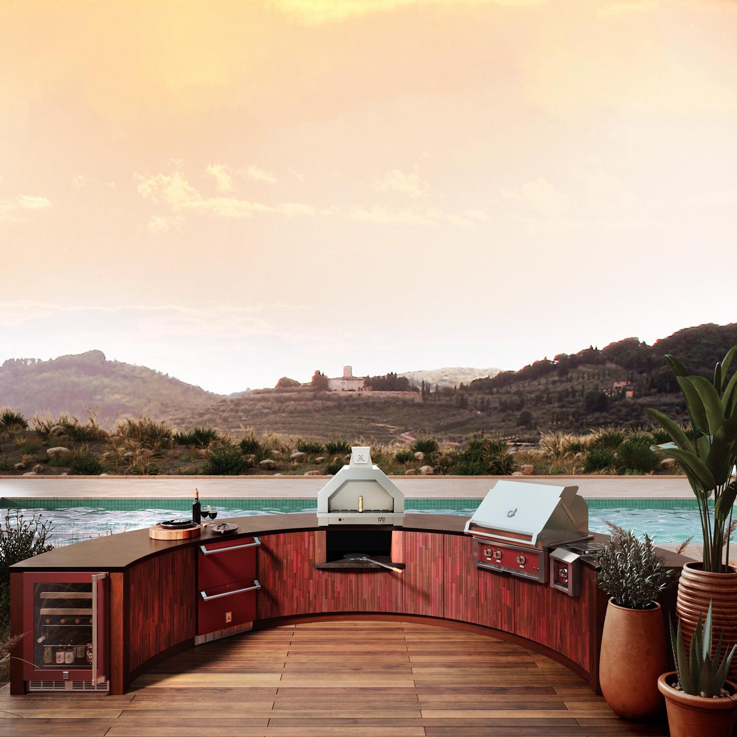 Hestan AGPO33-NG Campania Natural Gas Pizza Oven - Lifestyle thumbnail