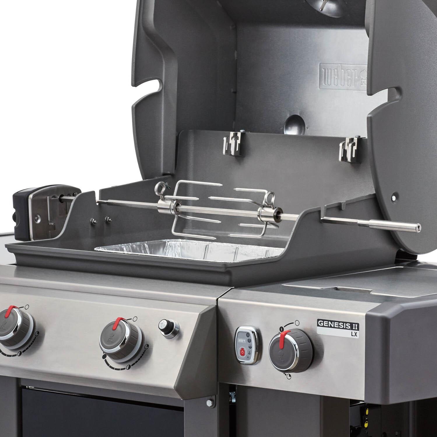 Weber 7652 Rotisserie Kit For Genesis II 2B & 3B Gas Grills - On Grill thumbnail
