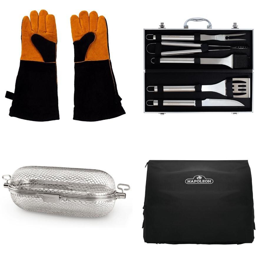 Napoleon BBQ-5PC-TSB+BBQ-LTGL+64000+61830 BBQGuys Exclusive Bundle for 700 Series 32-Inch Built-In Grill thumbnail