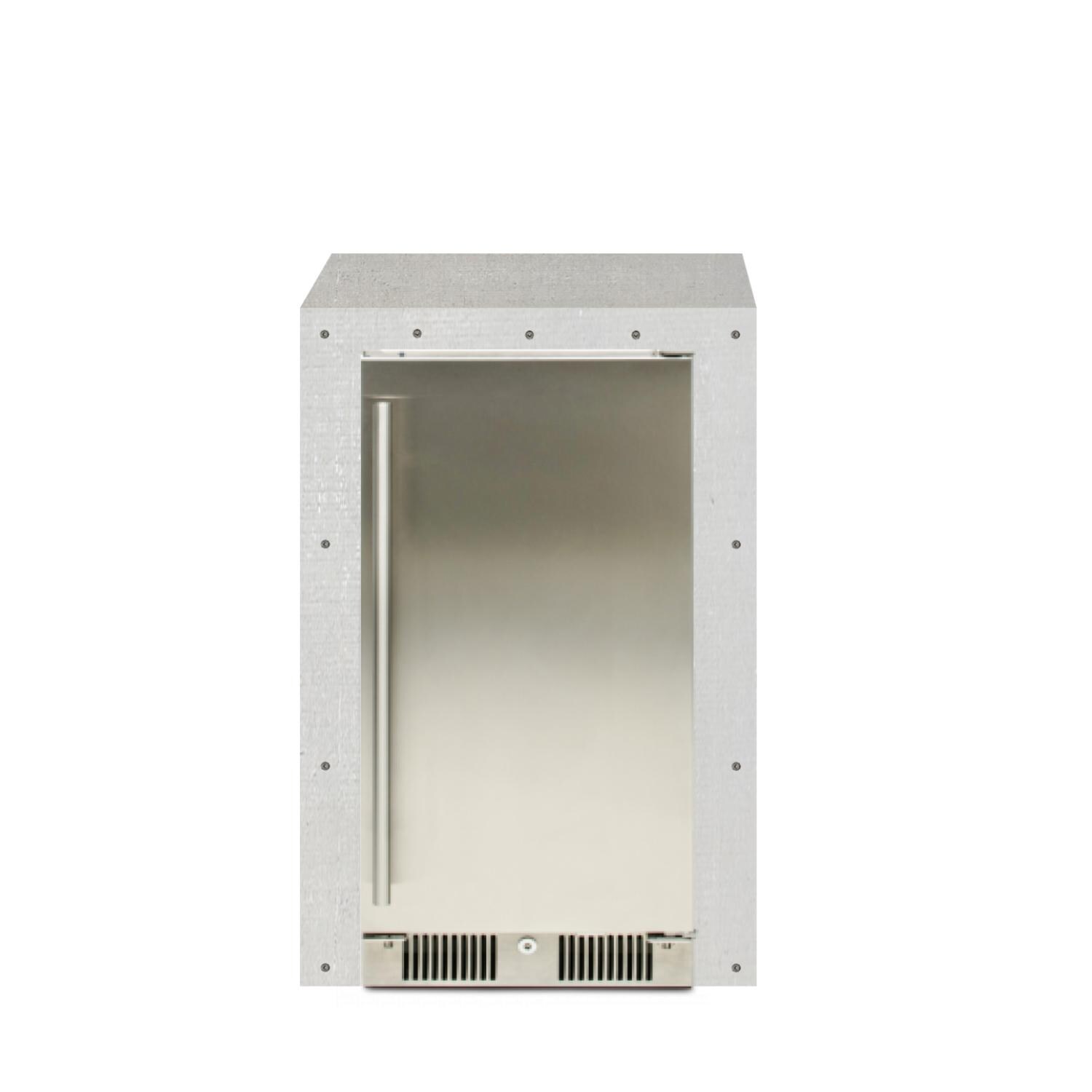 BBQGuys Signature 24-Inch Ready for Finish Outdoor Kitchen Module w/ Blaze 15-Inch Outdoor Rated Refrigerator thumbnail