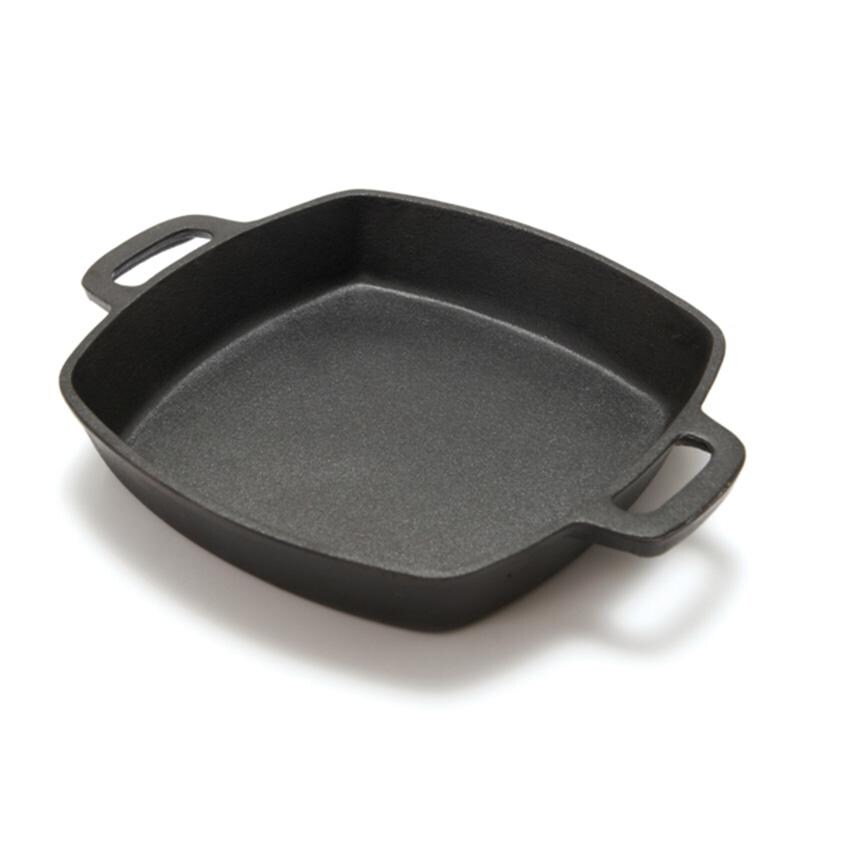 GrillPro Cast Iron Square Pan