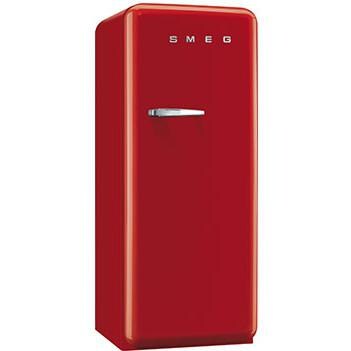 SMEG 9.22 Cu. Ft. Retro Style Red Refrigerator with Freezer Right Hinge - FAB28URR thumbnail
