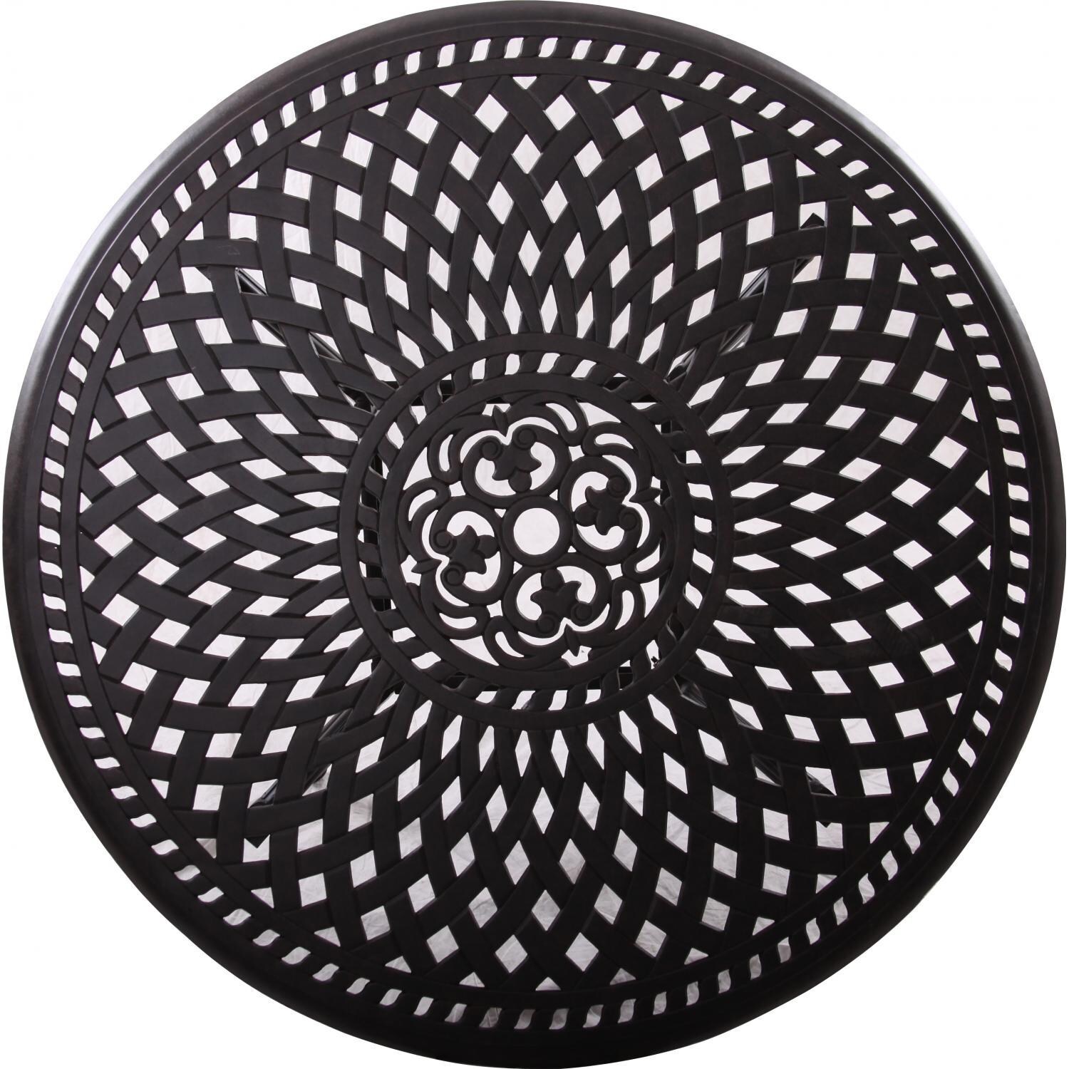 Darlee 201060-BJ-AB Series 60 Patio Pedestal Bar Table - Top Detail thumbnail