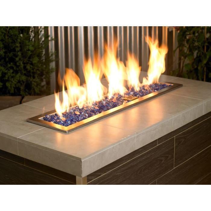 BBQGuys Signature AFF-COBL12-10-J 1/2-in Cobalt Blue Fire Glass - Lifestyle thumbnail