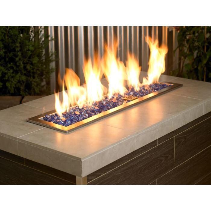 BBQGuys Signature AFF-COBL12-10-J 1/2-in Cobalt Blue Fire Glass - Lifestyle thumbnail