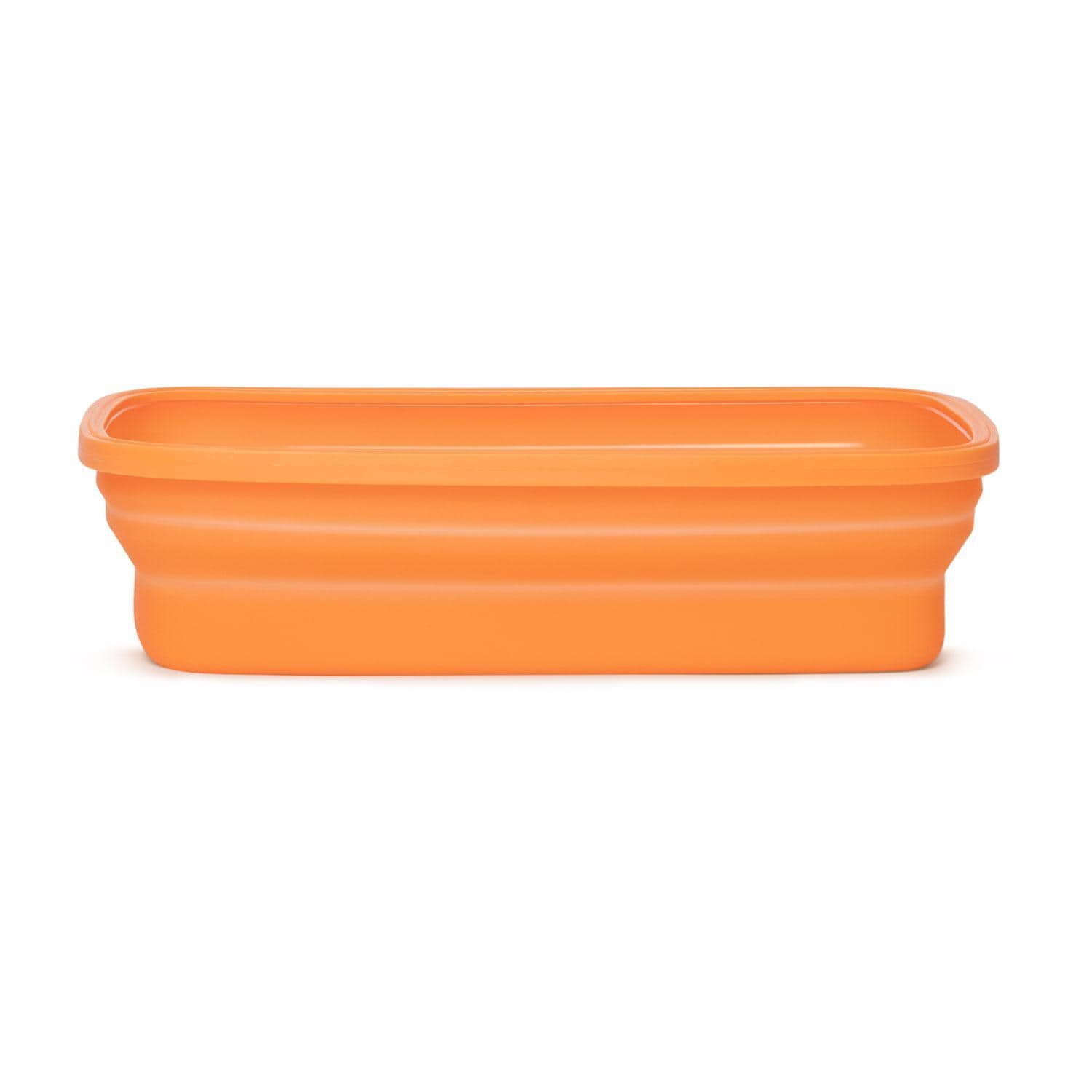 Drip EZ V2 Prep, Rest & Storage Bundle - XL Classic Orange/Khaki - Large Food Storage - Lid Off - White Background thumbnail