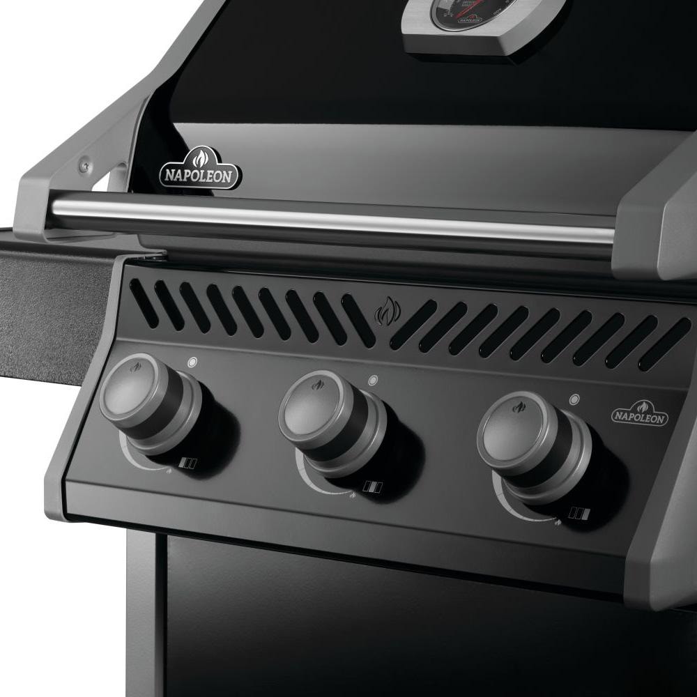 Napoleon R425NK-2 Rogue 425 3-Burner Natural Gas Grill - Black - Knobs - Detail thumbnail