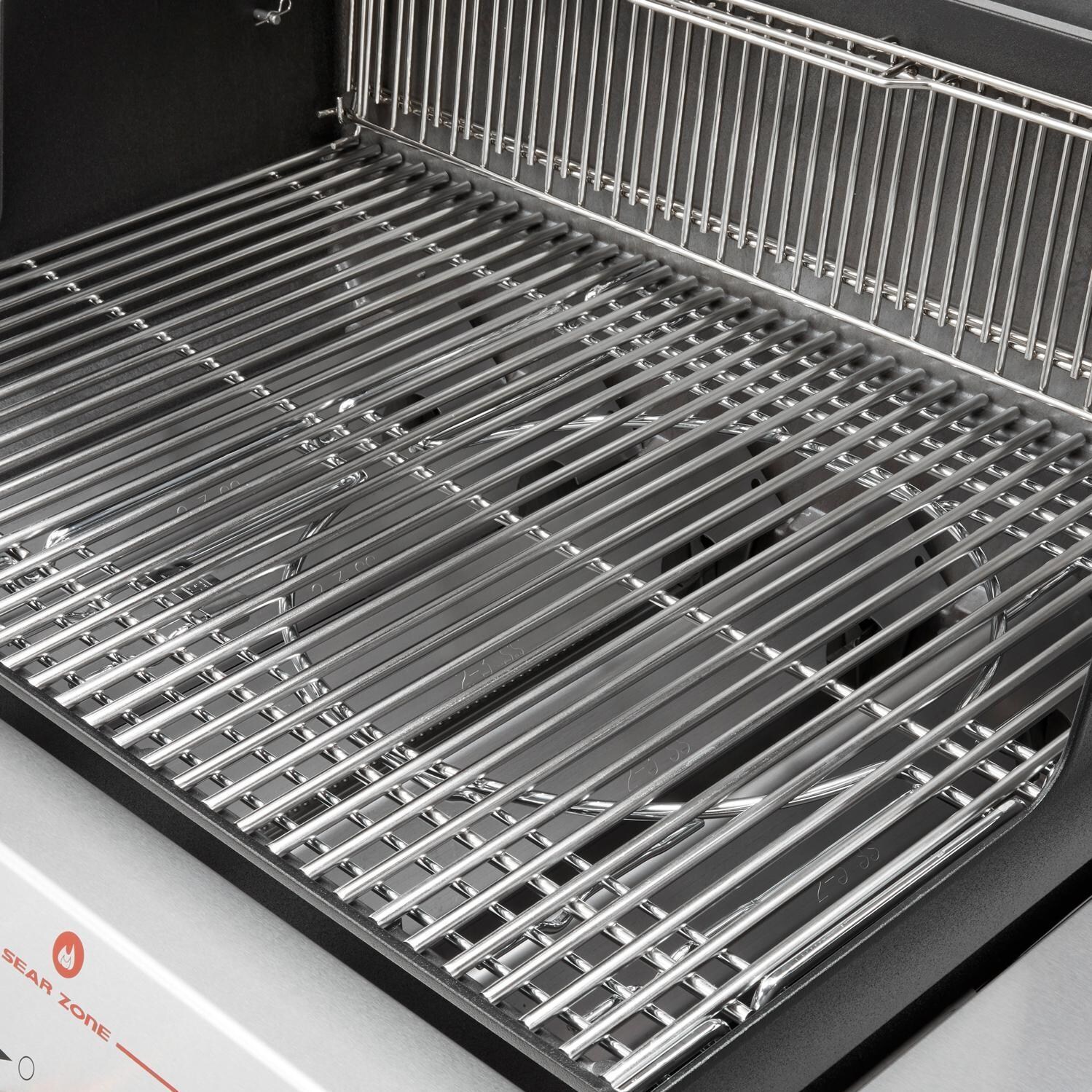 Weber GENESIS 35400001 S-335 Propane Gas Grill with Sear Burner & Side Burner - Stainless Steel - 7mm Stainless Steel Cooking Grates W/ CRAFTED Frame - Detail thumbnail