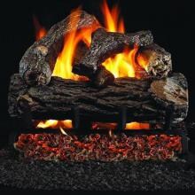 Peterson Real Fyre 12-Inch Golden Oak Designer Plus Gas Log Set With Vented G4 Burner - Match Light