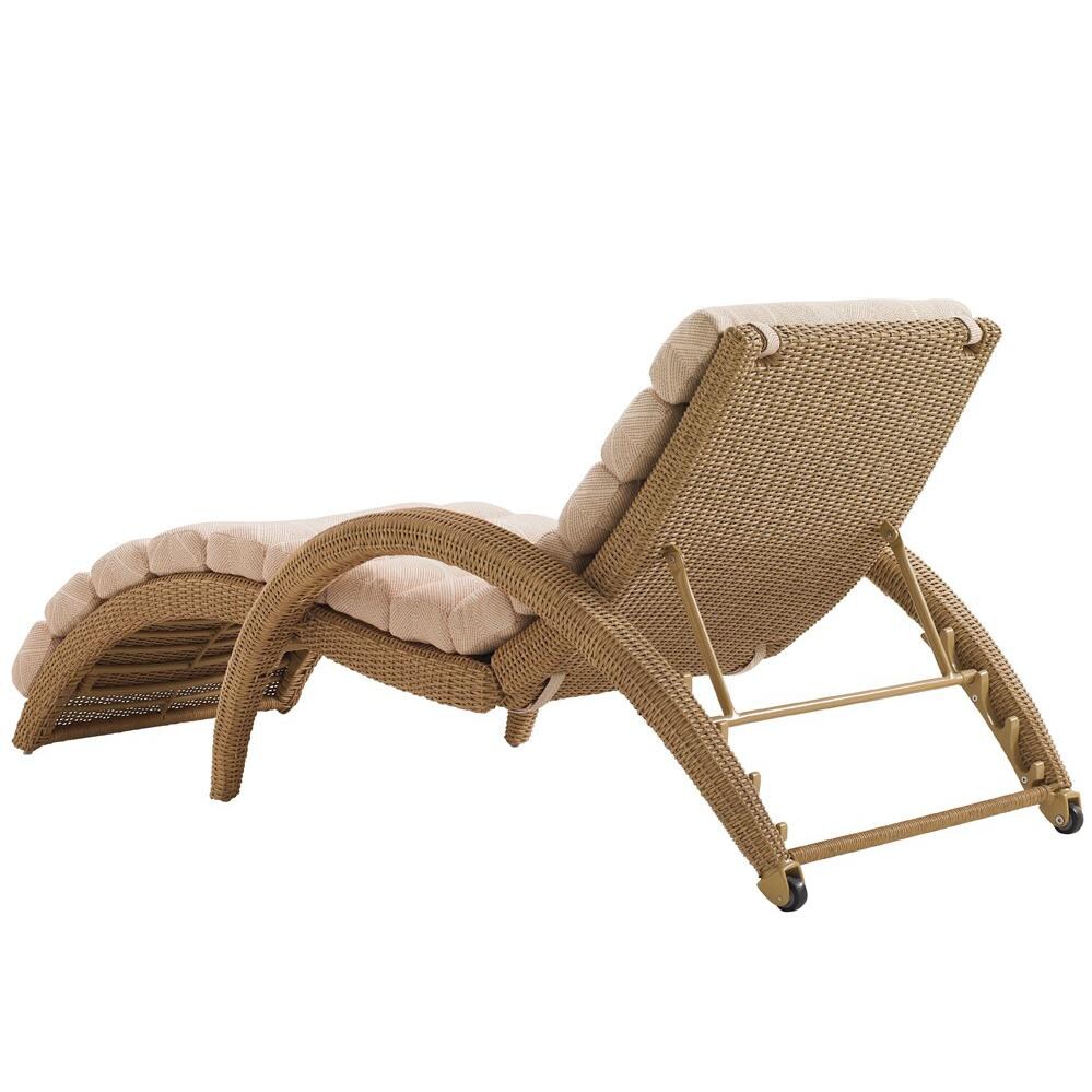 Aviano Wicker Patio Chaise Lounge W Sunbrella Fabric By Tommy Aviano Wicker Patio Chaise Lounge W