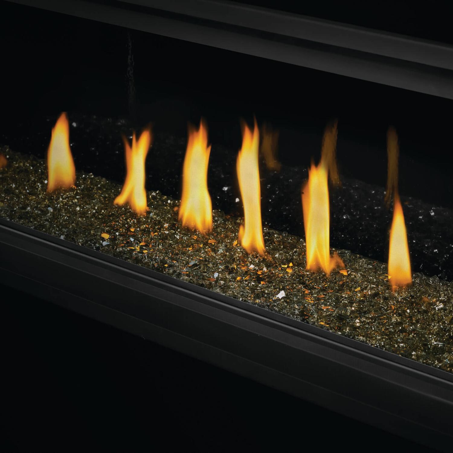 Napoleon LV50N-2 Vector 50 Built-In Direct Vent Natural Gas Fireplace W/Electronic Ignition - Flame Detail thumbnail