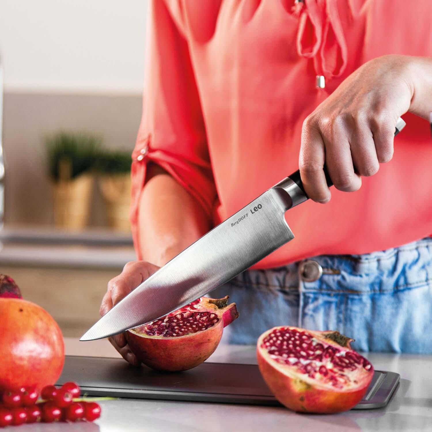 BergHOFF Leo Graphite 4 Pc Stainless Steel Cutlery Set - Cutting Pomegranate - Lifestyle thumbnail