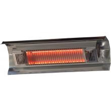 Fire Sense 22-Inch 1500W Electric Infrared Patio Heater - 110V - Stainless Steel - 2110 image