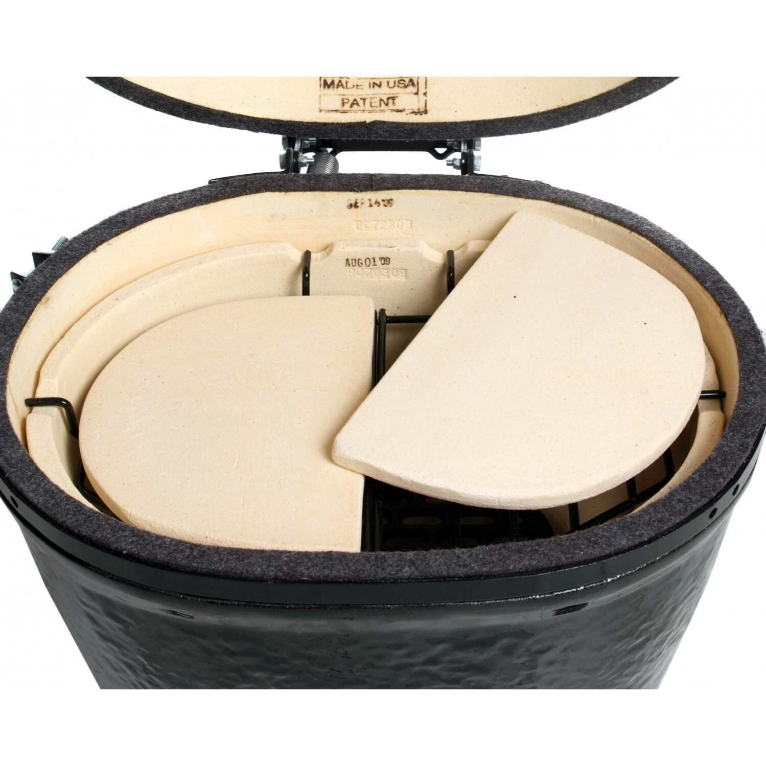 Primo Ceramic Heat Deflector Plates For Oval XL 400 & G 420 324 BBQGuys