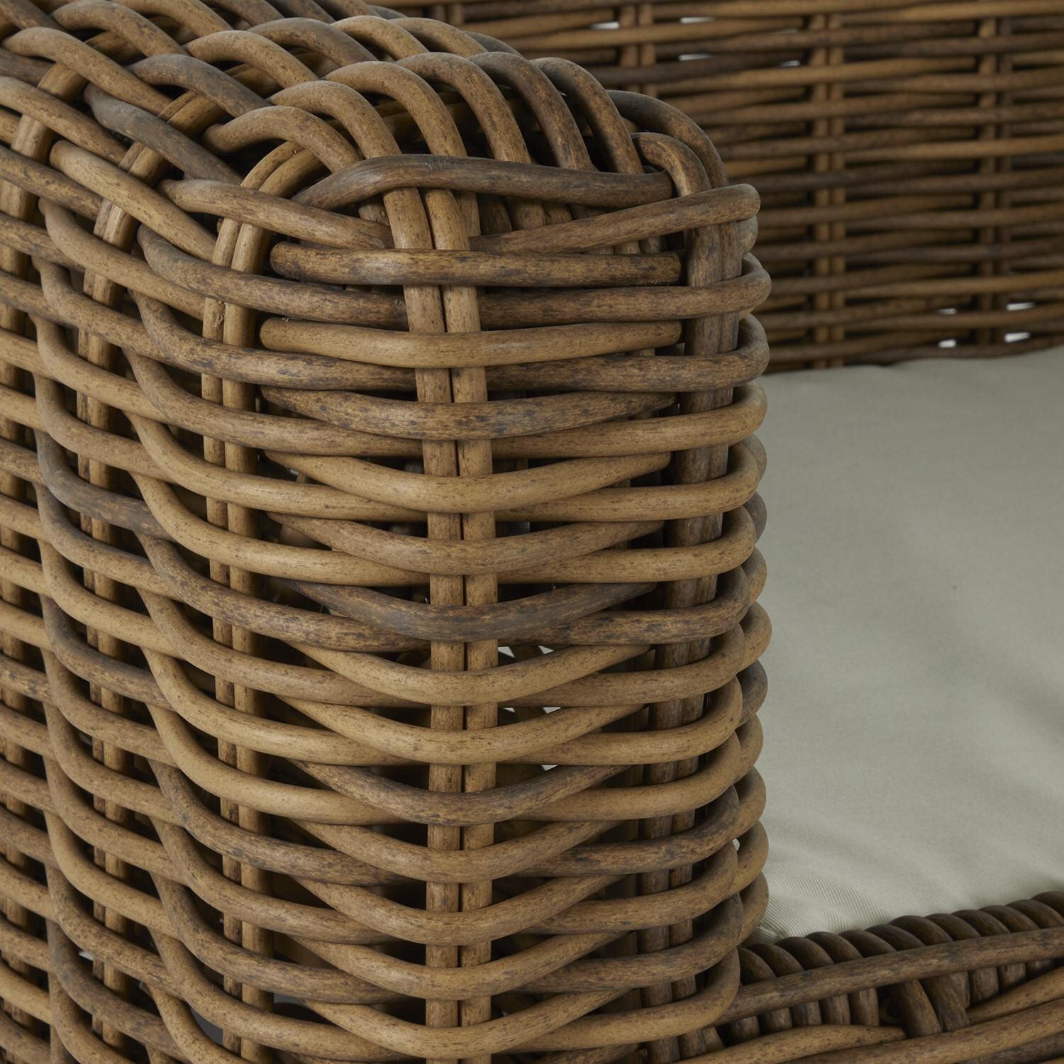 Summer Classics 339282+C774F664N Montecito Woven Left Arm Facing Loveseat - Arm Detail thumbnail