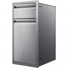 Memphis Grills 15-Inch Single Access Drawer With Trash Bin And Soft Close - VGC15BWB1 image