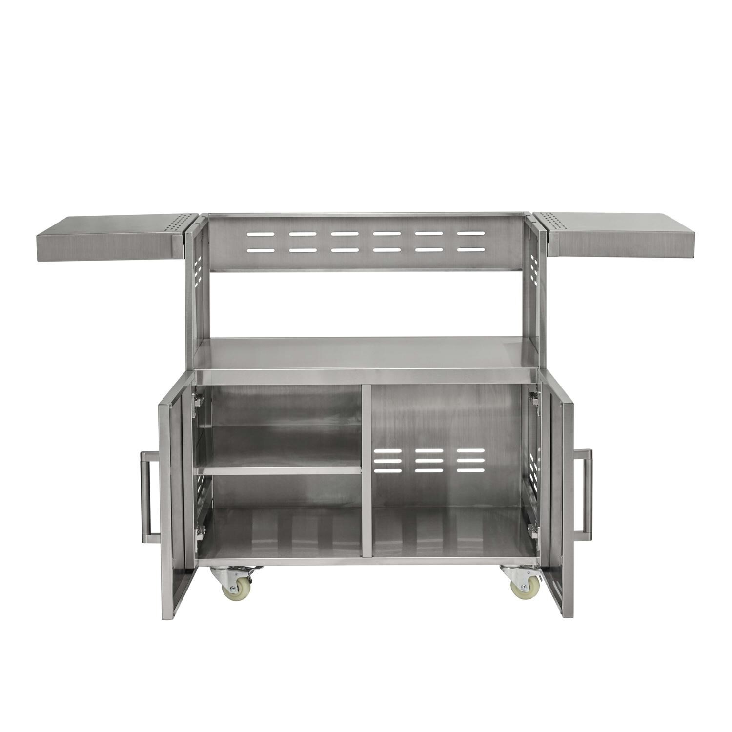 Coyote Outdoor Living C3CH36CT 36 Inch Charcoal Grill Cart - Open - White Background thumbnail
