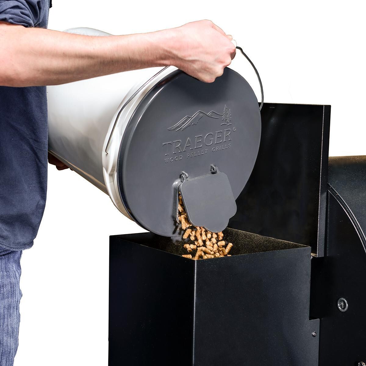 Traeger BAC370 Pellet Storage Lid & Filter Kit - In Use thumbnail