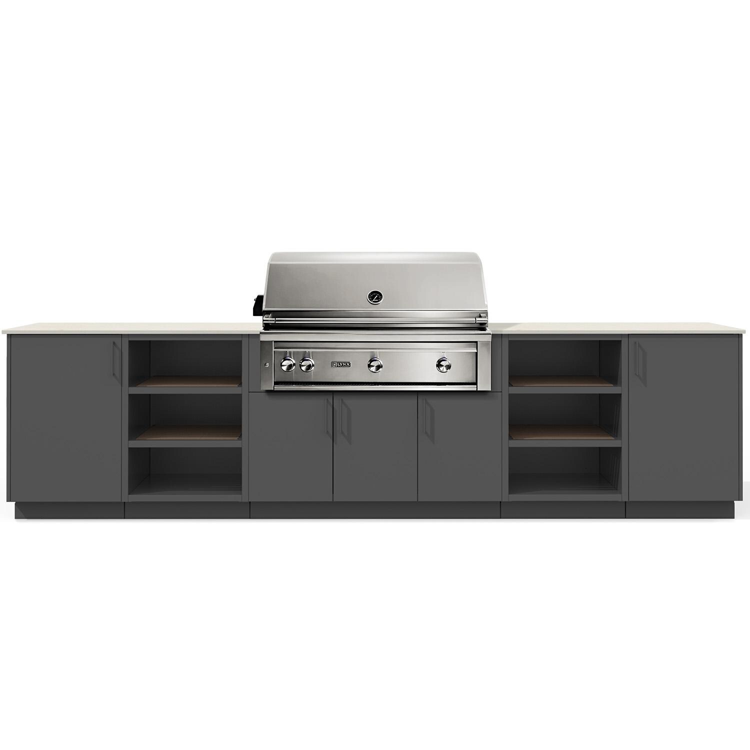 Urban Bonfire Outdoor Kitchens Featuring Lynx