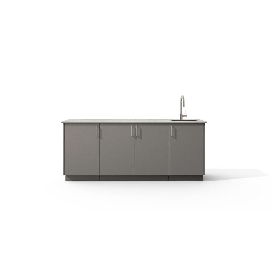 Urban Bonfire Perseid Outdoor Kitchen w/ Keon Dekton Countertop & Clay Finish - B-Perseid Outdoor Kitchen -Keon-Clay