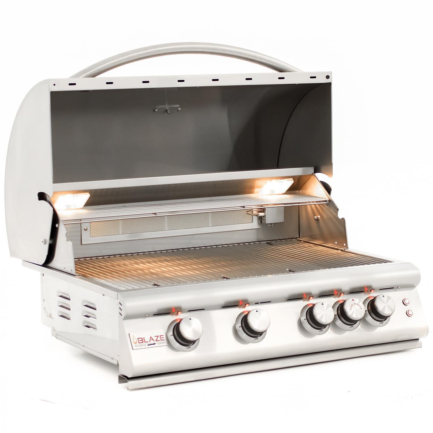 Blaze LTE Marine Grade 32-Inch 4-Burner Built-In Propane Gas Grill With Rear Infrared Burner & Grill Lights - BLZ-4LTE2MG-LP image