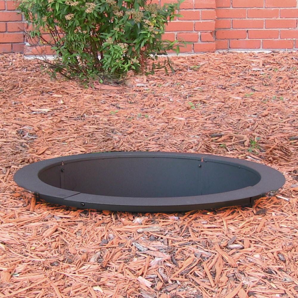 Ultimate Patio 27-Inch Round Steel DIY Fire Pit Liner - In Ground thumbnail