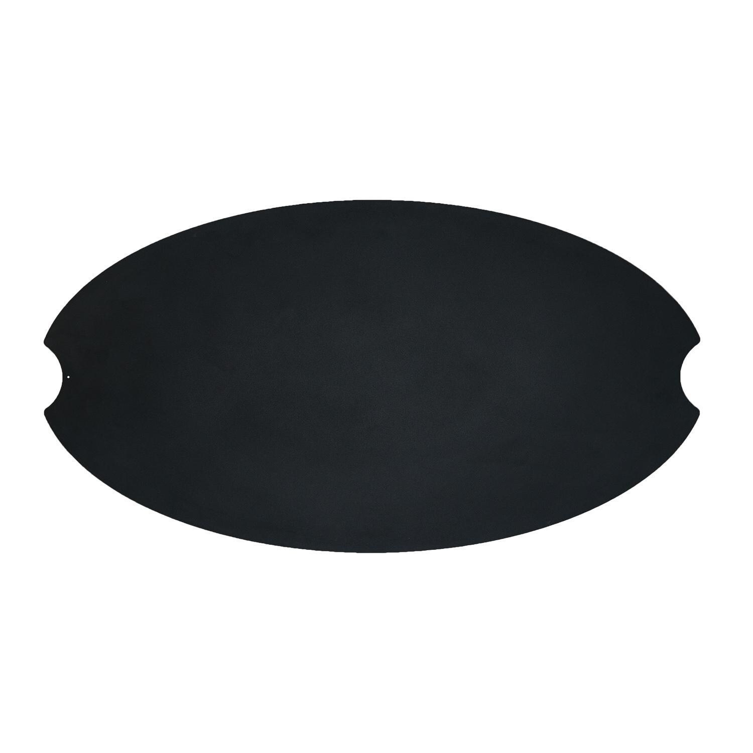 Lakeview Outdoor Designs SC-591-BLK Creekwood Oval Steel Lid thumbnail